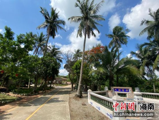文昌市潭牛镇大庙村,风景优美.凌楠 摄