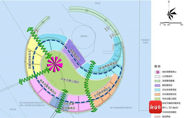 海口"人工岛"南海明珠生态岛控规调整