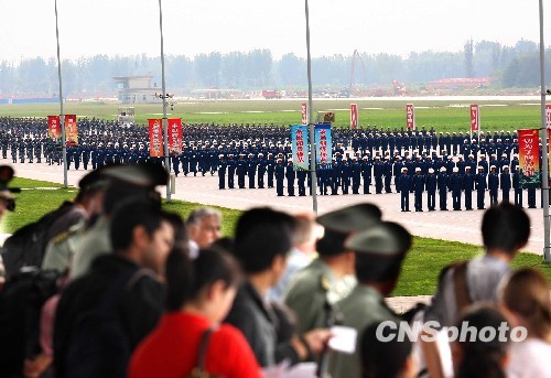 國慶閱兵村對境外媒體記者開放