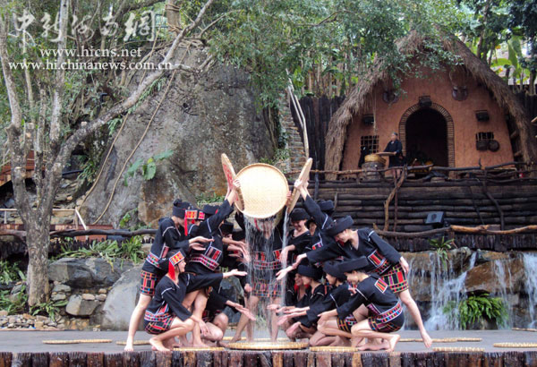海南黎苗族原生态表演(2)