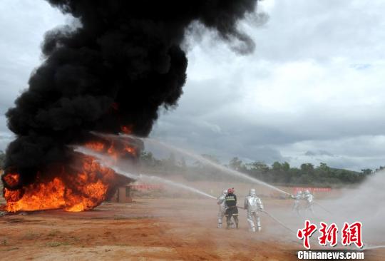 海南三亚举行生产安全事故应急救援综合演练(