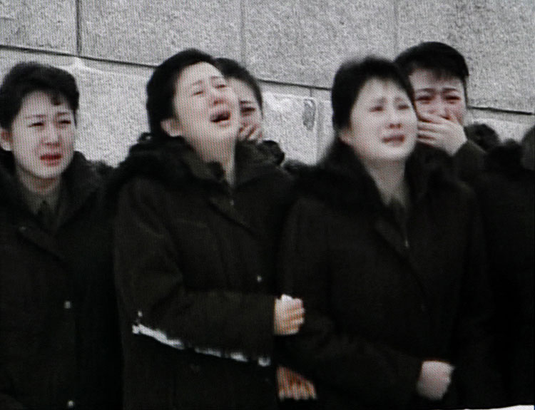 金正日遗体告别仪式举行(15)