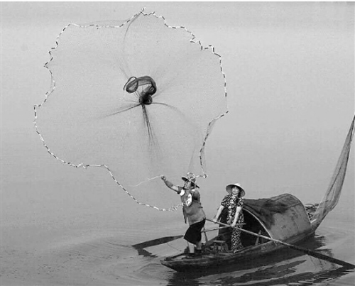 建德一渔夫转行只撒网不打鱼 月收入或达数万