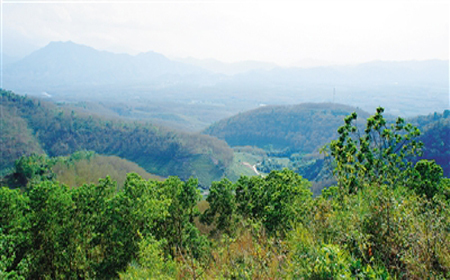 白沙陨石坑地质公园自然美景.