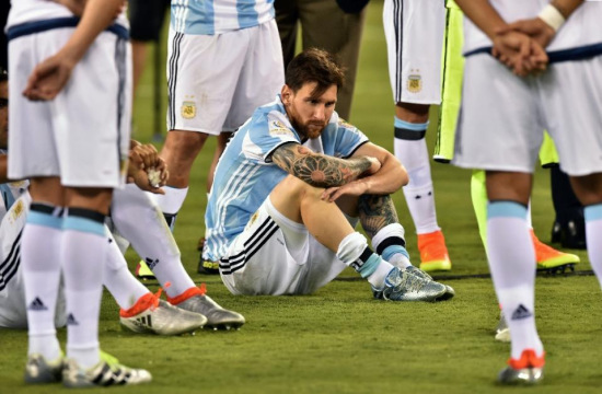梅西宣布退出阿根廷国家队 美洲杯未夺冠很受