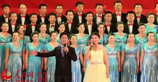 万宁市举行庆祝建党95周年大合唱比赛