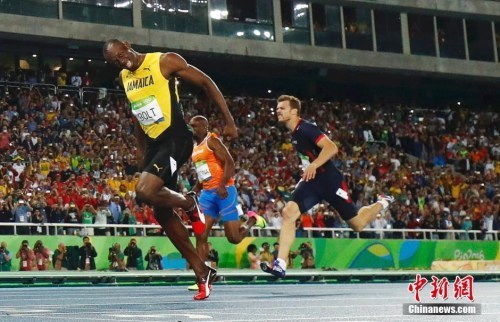 博尔特19秒78夺男子200米冠军 个人奥运金牌