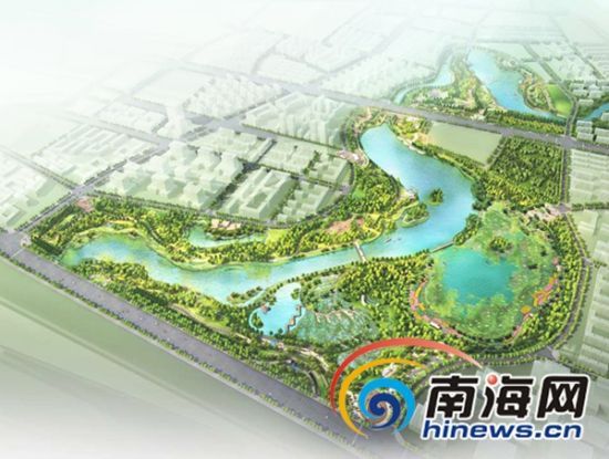 海口市凤翔公园规划图