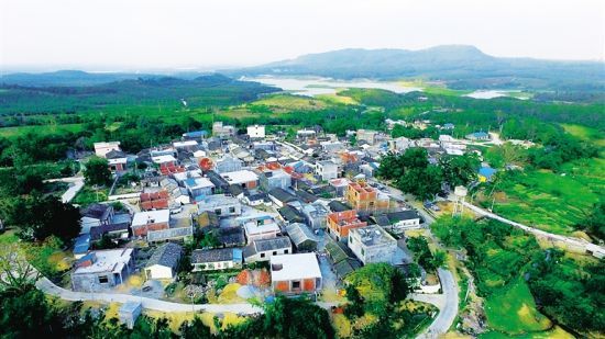 2月7日,儋州市雅星镇飞巴村旧貌换了新颜.