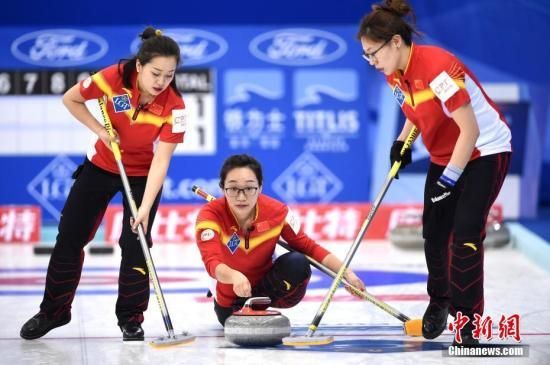 女子冰壶世锦赛:中国击败丹麦 排名升至第九(图