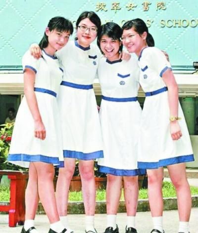 香港那些独具特色的校服:旗袍素雅 连衣裙经济