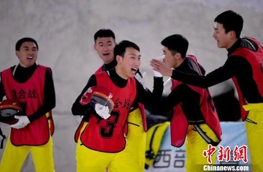 2017-2018赛季雪合战中国国家队在国内选拔赛中的比赛照片 倪敏哲 摄 