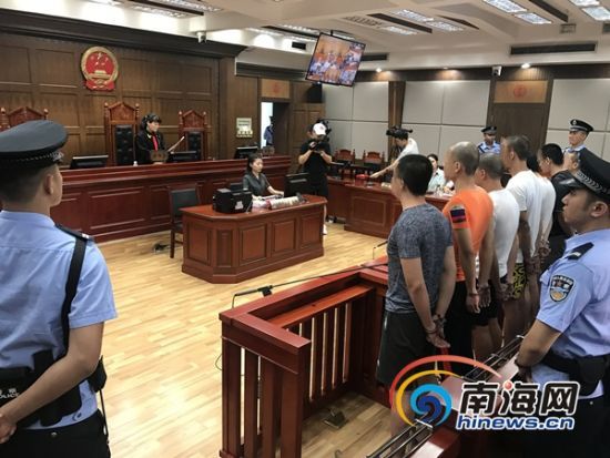 在海口秀英多次违法犯罪海口一恶势力团伙7人获刑