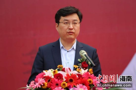 儋州市委常委,市政府副市长傅晟致辞.主办方供图