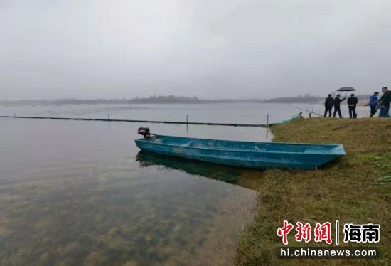 1月20日，文昌翁龙水库清澈见底。尹海明 摄