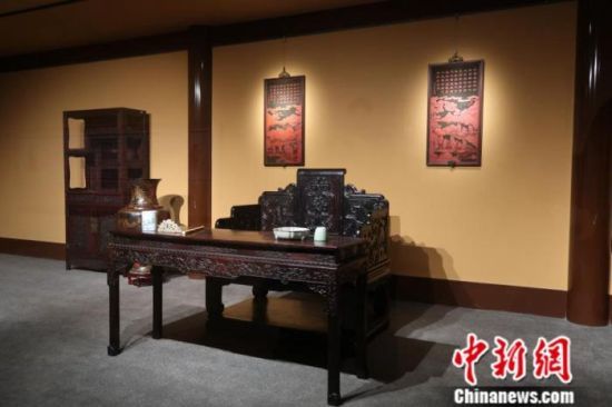 9月23日，“宸宫万象――清宫家具与帝后生活”展馆对外开放。韩宏 摄