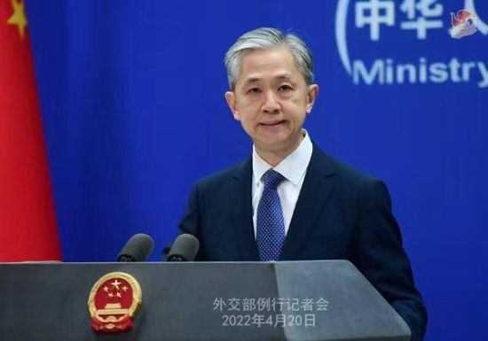  外交部发言人汪文斌。薛伟 摄