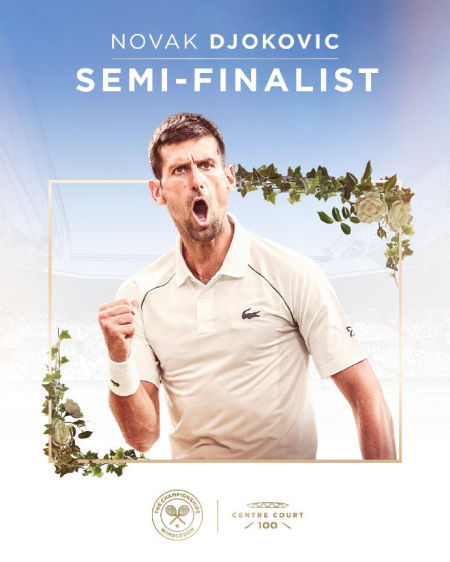 图片来源：温布尔登网球公开赛官方微博