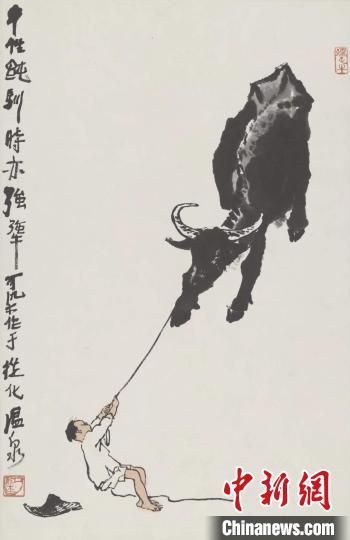 李可染《牛性纯驯》　广东省文旅厅 供图