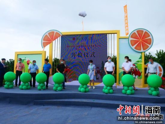 海南省第九届琼中绿橙旅游季启动仪式。凌楠 摄