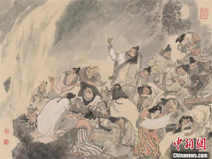 图为戴敦邦作品。　上海交大供图