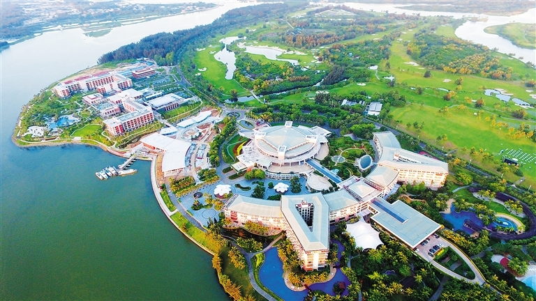 俯瞰博鳌亚洲论坛永久会址