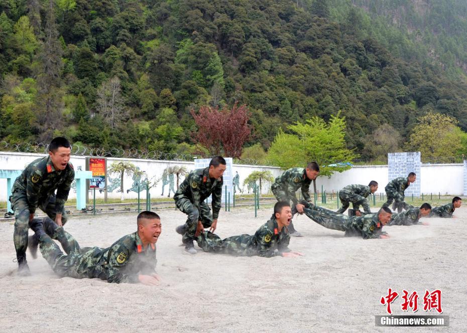 武警西藏林芝支队开展练兵活动(5)
