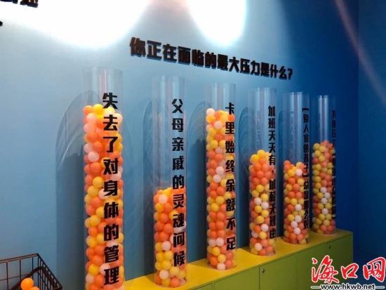 潮玩解压馆内的压力选择。李万内 摄