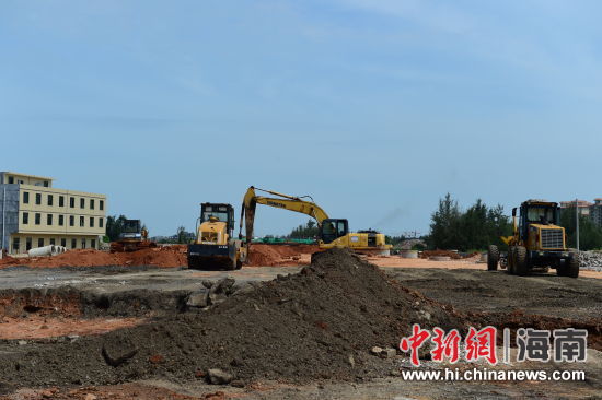 海口江东大道二期主干道完成征迁工作