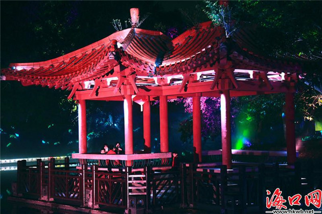 五彩斑斓美若仙境 五公祠夜游项目2月1日开启