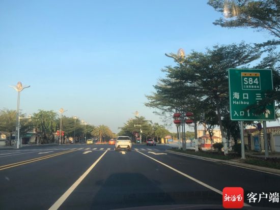 "亚沙大道"亮相225国道 海鸥造型路灯吸睛