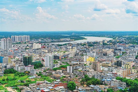 南渡江在澄迈境内被称作"新安江".金江居士 摄