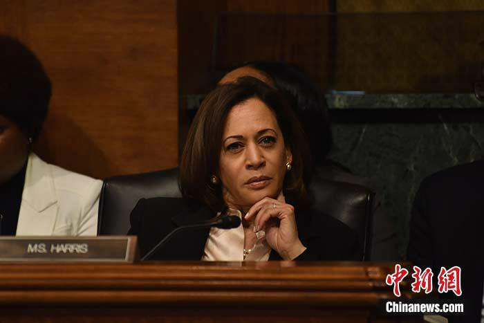 资料图:美国现任副总统卡玛拉·哈里斯.中新社记者 沙晗汀 摄