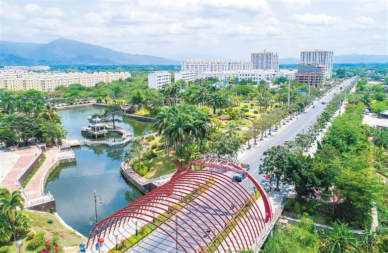 图瞰乐东县城变迁