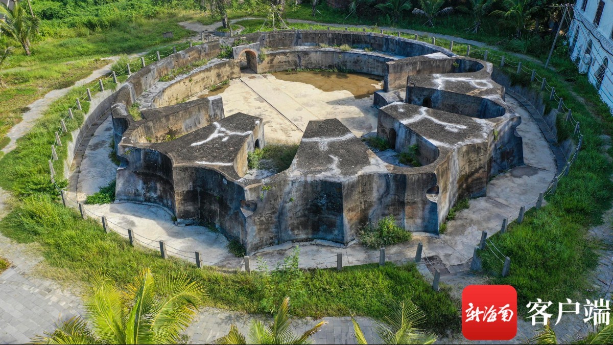 海口镇琼炮台旧貌换新颜