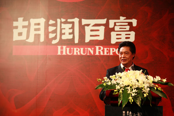 富源董事长缪寿良发表演讲.