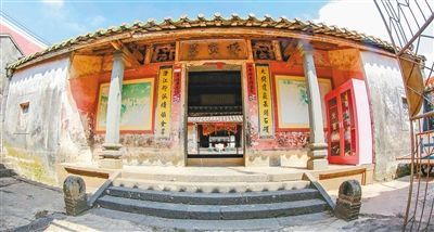 石石矍村将军第。