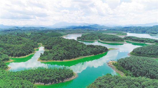 海南松涛水库图片