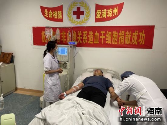 海南师范大学辅导员李豪捐献造血干细胞。海南师范大学供图