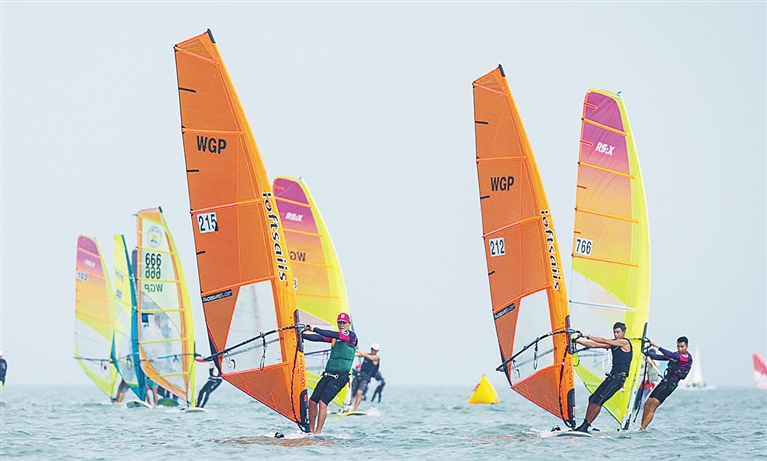 国际旅游岛帆板大奖赛总决赛海口收帆