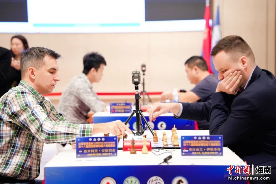 伊恩季奇(塞尔维亚)与安德列金(俄罗斯)之间的冠亚军决赛。主办方供图