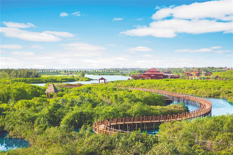 ����������ʪ�ع�԰�������Ӻ����ߣ��Ǹ���Ȼ�����ɣ�Ϊ������ο��ṩ���˶����еĺ�ȥ����������ί��������ͼ